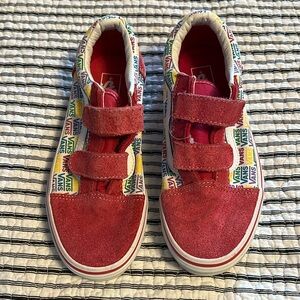 Velcro Vans just like new